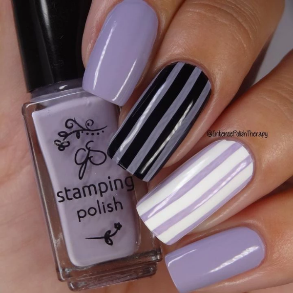 #078 Vintage Lavender | Clear Jelly Stamping Polish