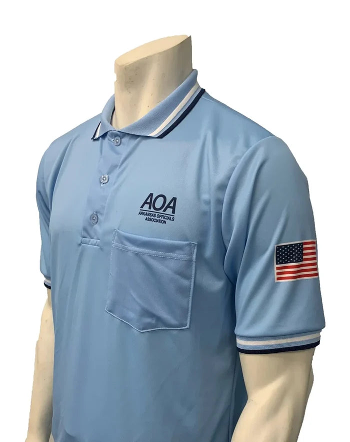 Arkansas (AOA) Smitty Powder Blue Umpire Shirt