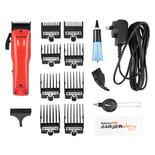 BaBylissPRO LoPROFX Hair Clipper Red