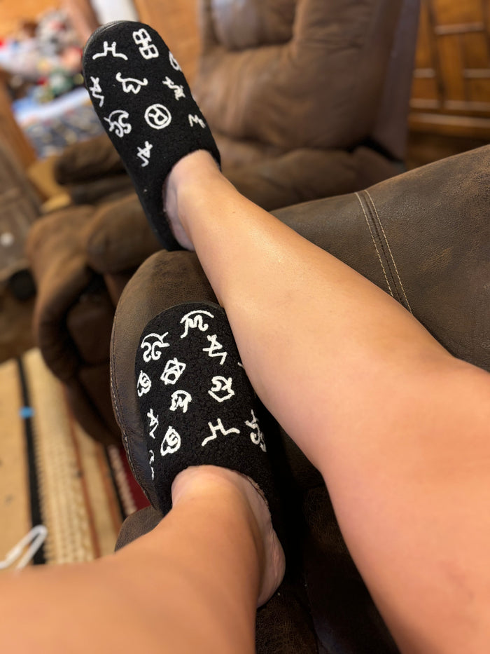 Black Branded House shoes