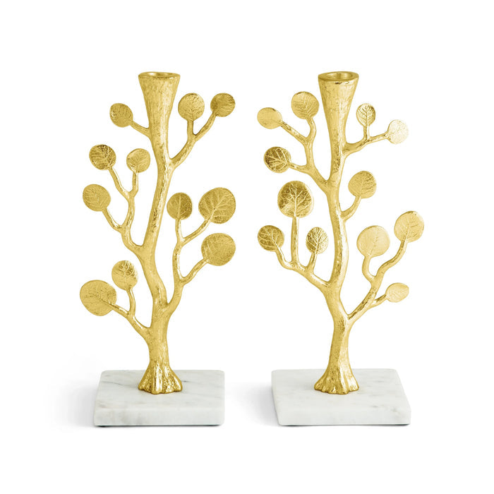 Michael Aram Botanical Leaf Candleholders
