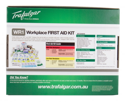 Brady Occupation Workplace First Aid Kit- Refill Contents Only