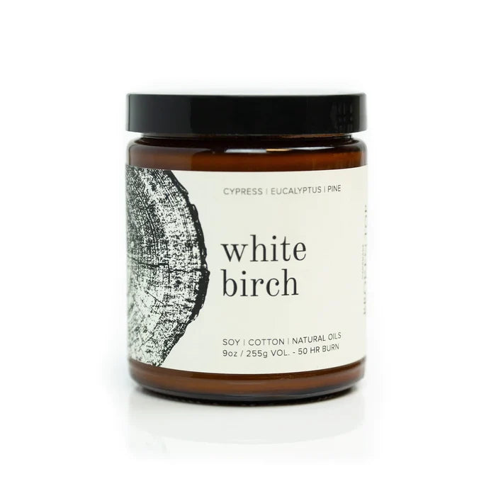 BROKEN TOP Handmade White Birch Soy Candle - 9oz - 50hrs