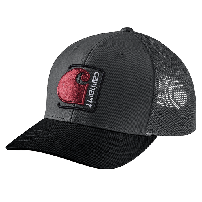 Canvas Mesh-Back C Patch Cap - 029-Shadow | Carhartt 106742