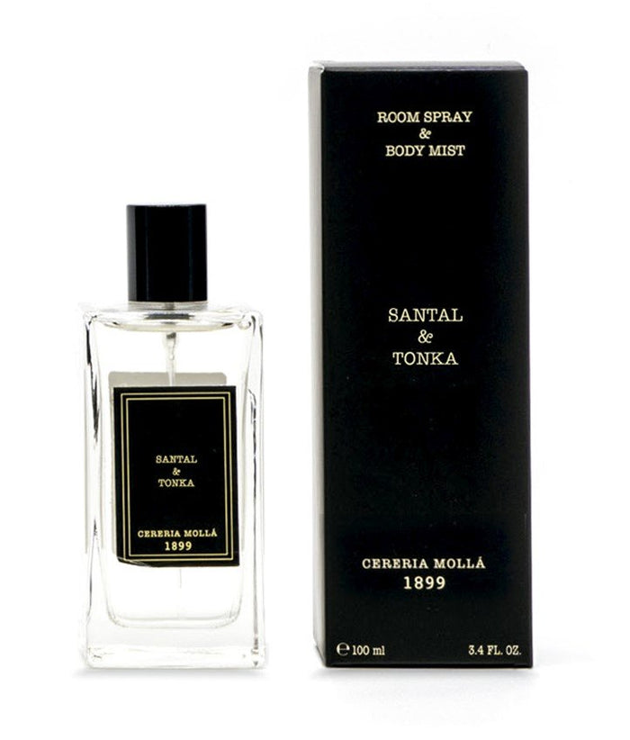 Cereria Molla - Santal & Tonka 3.4 oz Room & Body Spray