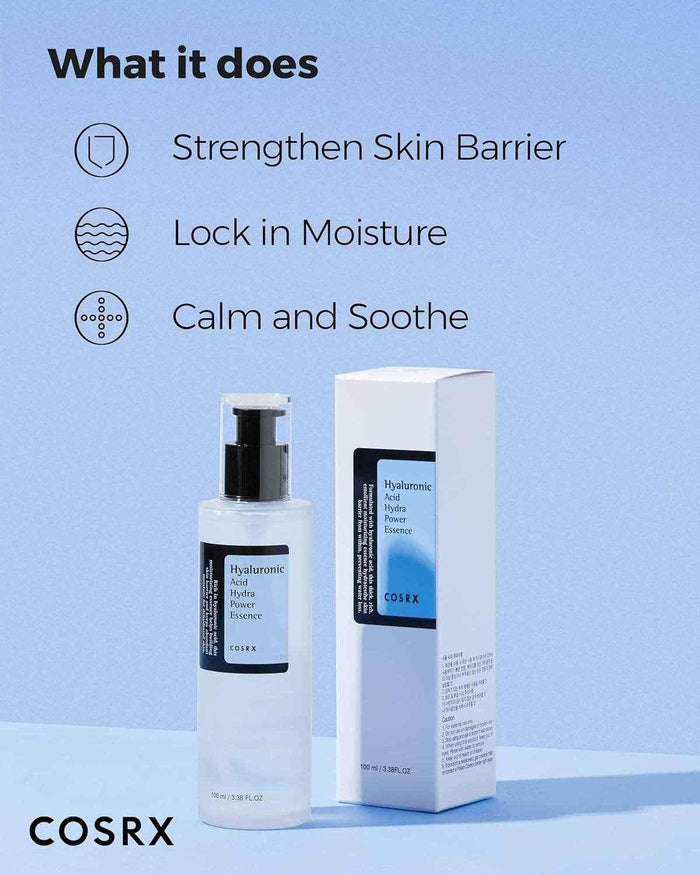 COSRX Hyaluronic Acid Hydra Power Essence – 100ml - Hydrating Essence / Korean Skincare - COSRX -- United Arab Emirates -- Pinky Cosmetics
