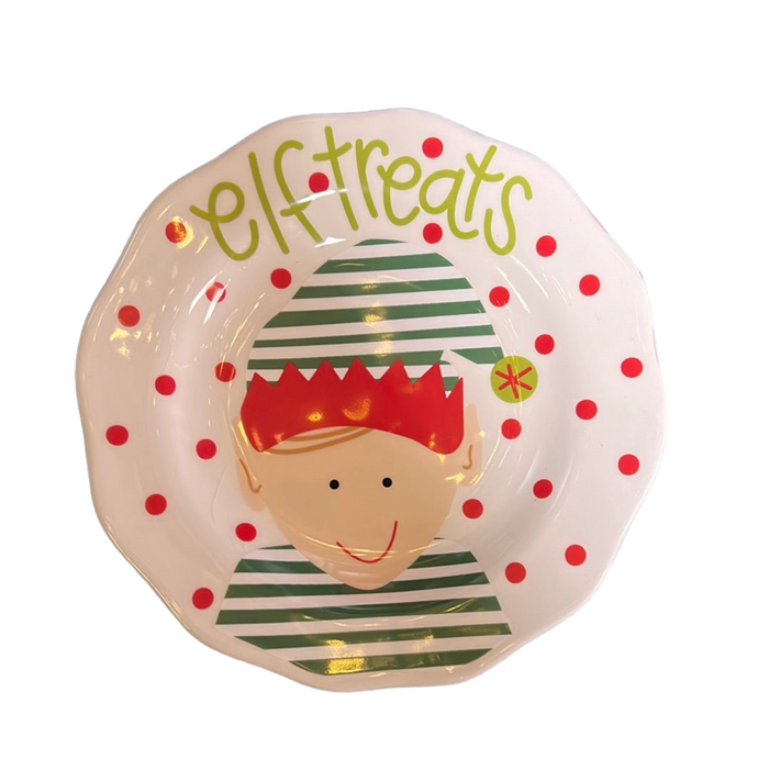Cotton Colors Elf Treats Plate