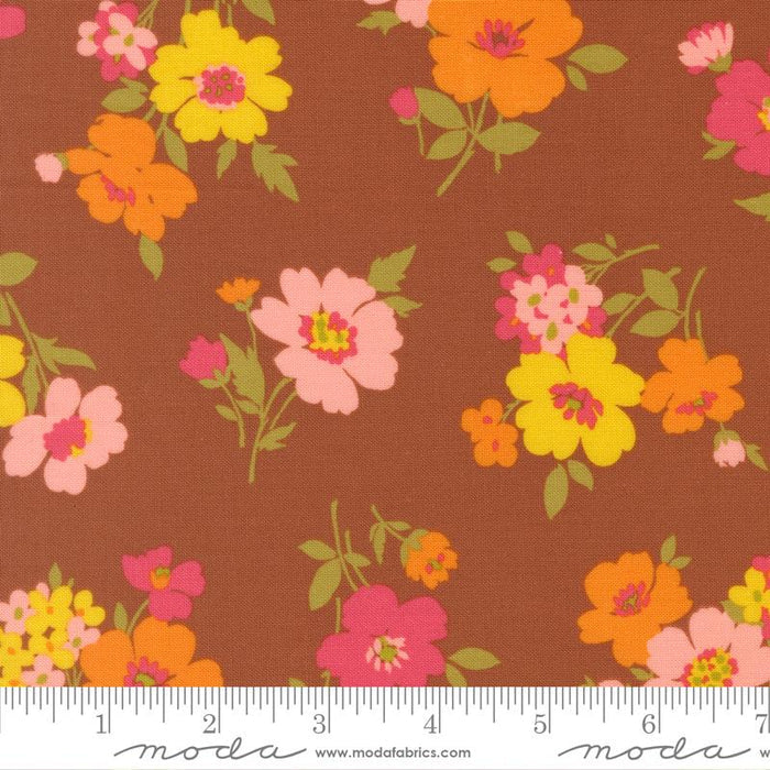 F2646 - Happy Daze Floral - Rust