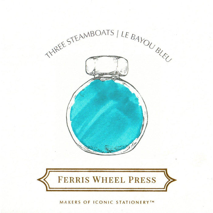 Ferris Wheel Press Three Steamboats Ink