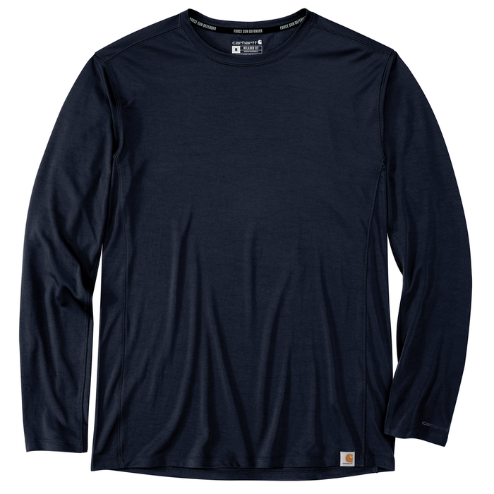 Force Sun Defender Lightweight Long-Sleeve T-Shirt - I26-Navy | Carhartt 106972