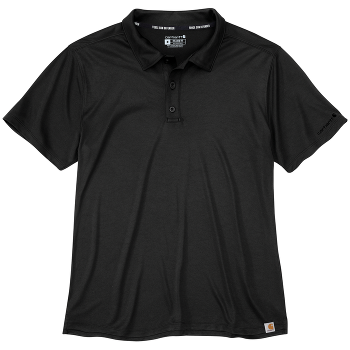Force Sun Defender Lightweight Short-Sleeve Polo - N04-Black | Carhartt 106899