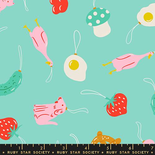 Frost- Ornaments- Merry Happy Fat Quarter