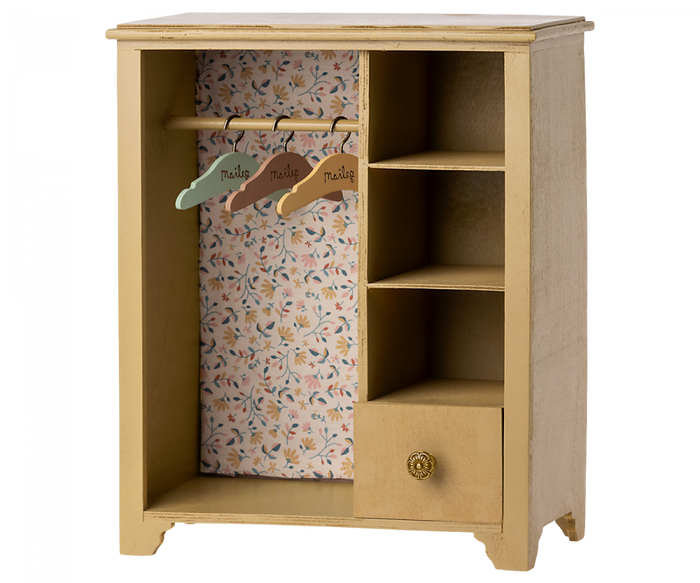 Furniture For Mouse - Wardrobe - Yellow