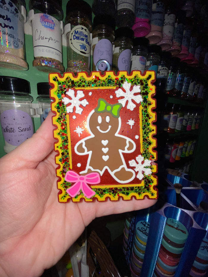 Gingerbread Stamp Freshie