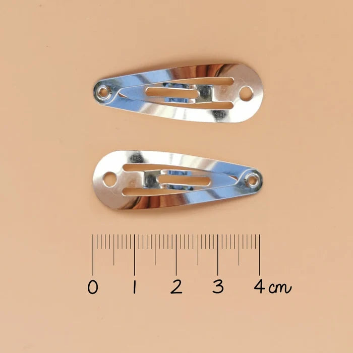 Luciole Et Petit Pois - Hair Clips - Apple - Set Of 2 - Dimensions