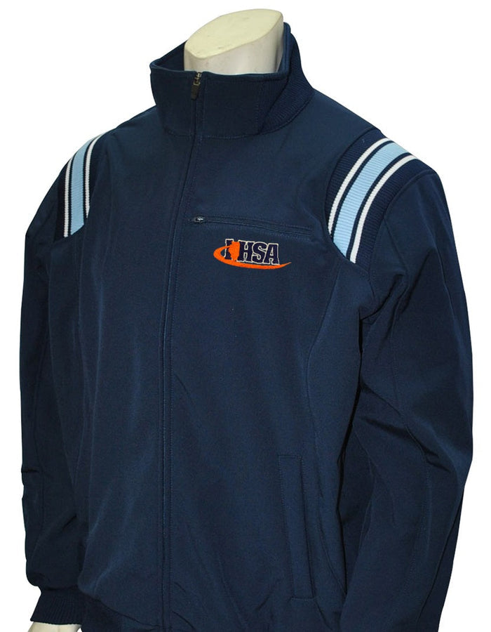 Illinois (IHSA) Smitty Thermal Fleece Navy/Powder Blue Umpire Jacket