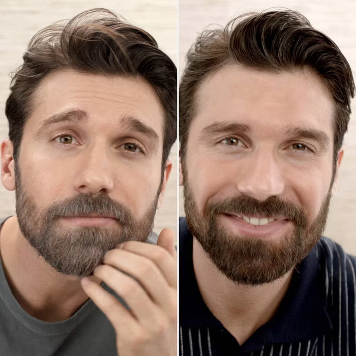 Just For Men Mustache & Beard Color Gel, Medium-Dark Brown – 1 Ct – 12 Pack