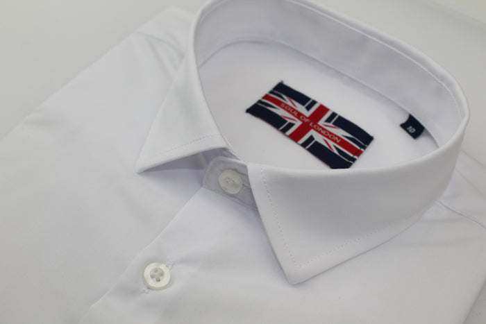 Kids Solid Dress Shirt