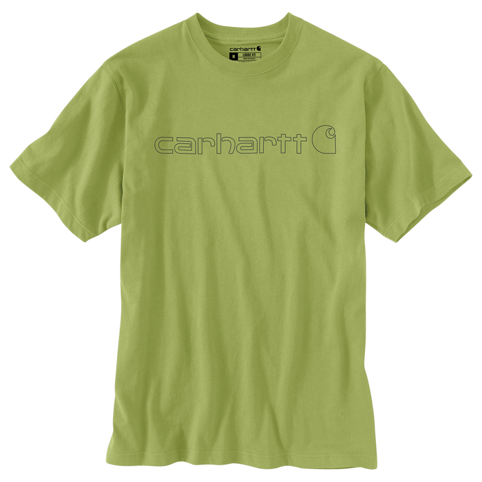 Loose Fit Heavyweight Short-Sleeve Logo Graphic T-Shirt - GJ7-Algae Green | Carhartt K195