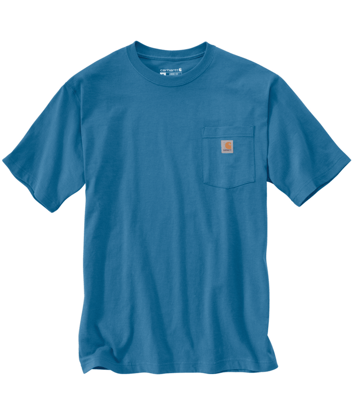 Loose Fit Heavyweight Short-Sleeve Pocket T-Shirt - HO6-Horizon Blue | Carhartt K87