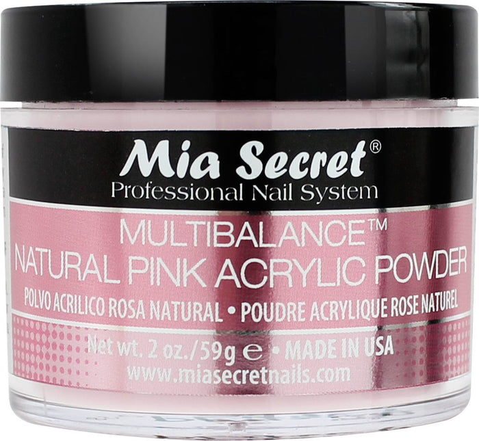 Mia Secret Acrylic Powder - Multibalance Natural Pink
