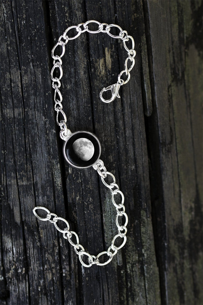 Moonglow Silver Link Bracelet 4D