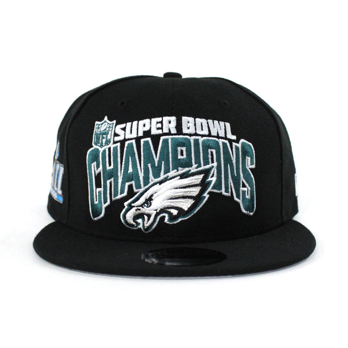 Philadelphia Eagles New Era NFL Super Bowl LII Secondary Champ 9FIFTY Snapback Hat