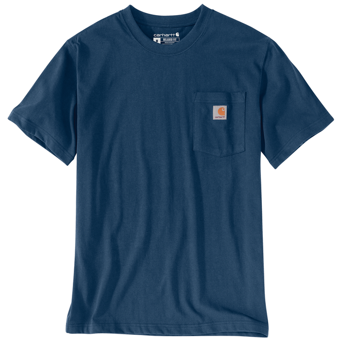 Relaxed Fit Heavyweight Short-Sleeve Pocket T-Shirt - HL2-Deep Ocean | Carhartt 103296