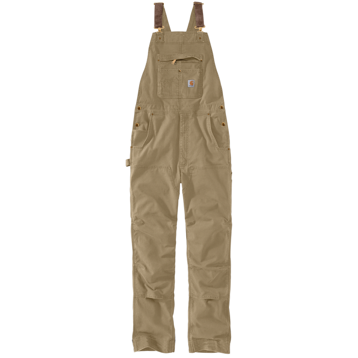 Rugged Flex Canvas Relaxed Fit Bib Overall - DKH-Dark Khaki | Carhartt 102987