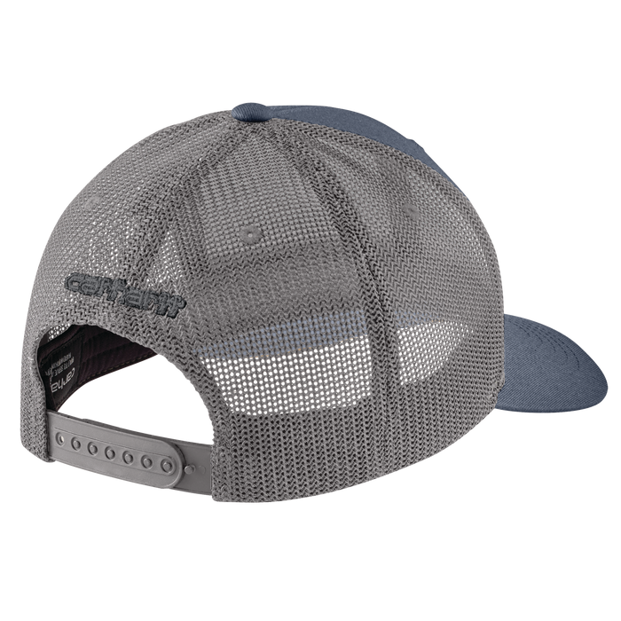 Rugged Flex™ Twill Mesh-Back Logo Patch Cap - 470-Bluestone | Carhartt 105216