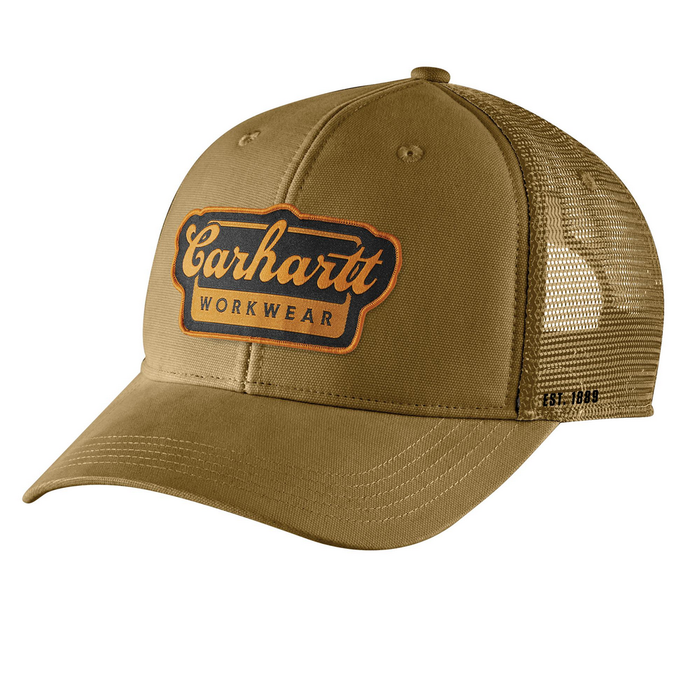 Rugged Flex Twill Mesh-Back Script Patch Cap - B97-Golden Grass | Carhartt 106738