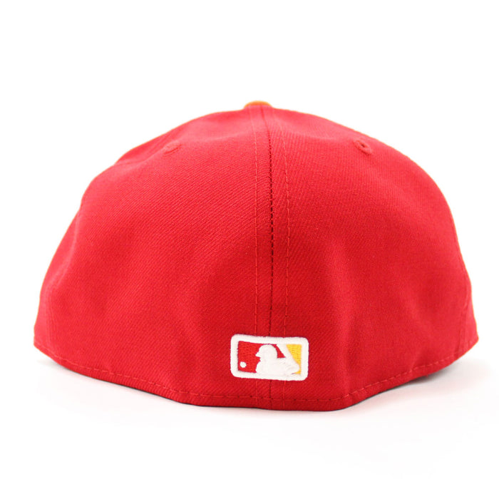 Seattle Mariners New Era 59Fifty Fitted Hat (Red Orange Yellow)