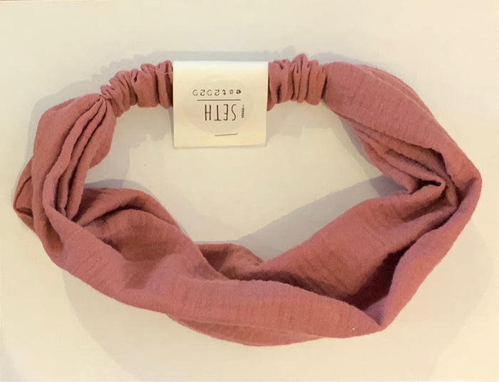 Seth Muslin Expandable Bandana Headband