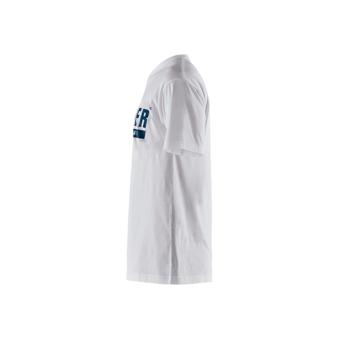 Short Sleeve Branded T-Shirt - 1000-White | Blaklader 35551042