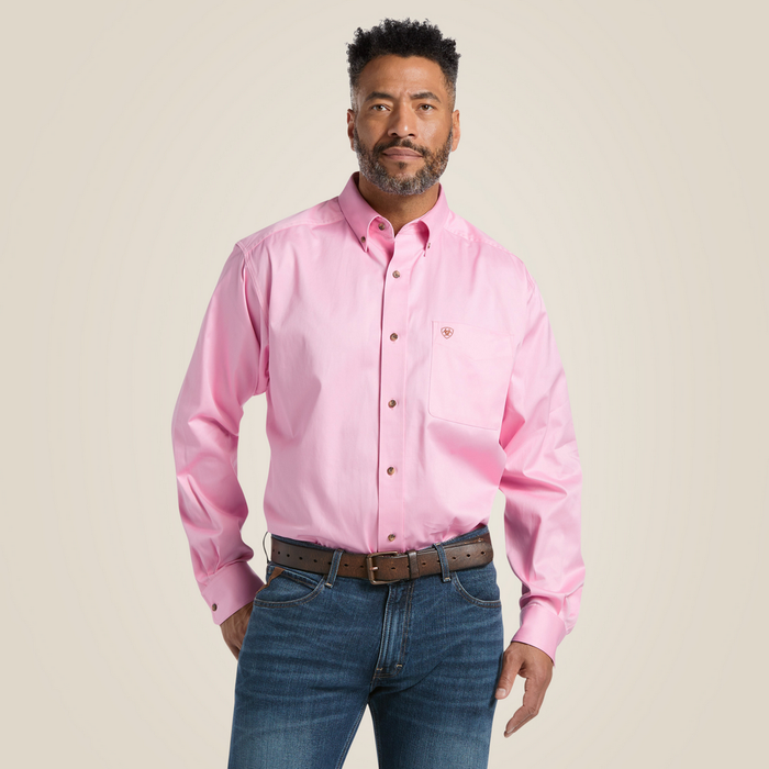 Solid Twill Classic Fit Shirt - 650-Prism Pink | Ariat 10016692