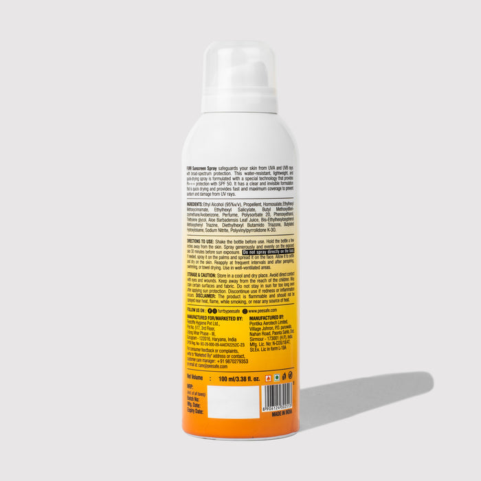Furr Sunscreen Spray SPF 50 (Pack of 2)