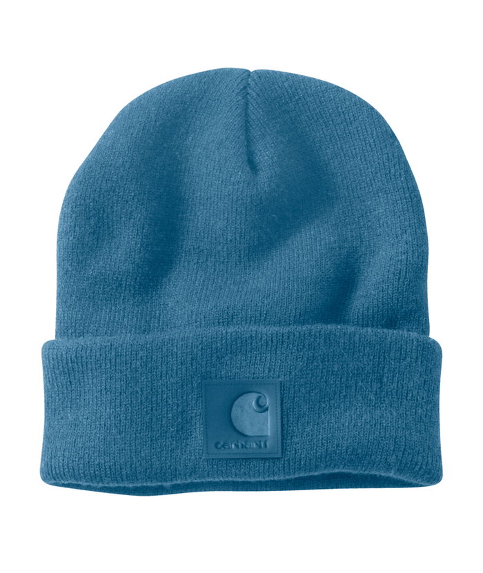 Tonal Patch Beanie - HS0-Dark Tranquil Blue | Carhartt 101070