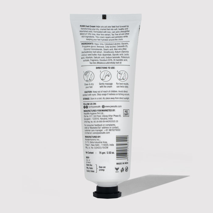 Furr Urea & Natural AHAs Foot Cream - Pack of 2