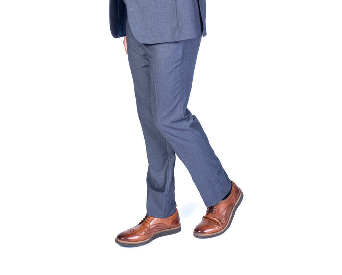 Wool/Stretch Dress Pant Separate - Light Grey