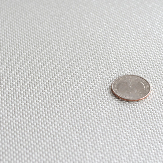 Heavier weight 10 oz fiberglass cloth great for boat making, repairs and molds. Quarter on top for size reference.