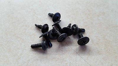 10 Pack 8 x 1/2” 7/16” O.D. Washer Head Phillips Oval Washer Head Wheel Opening