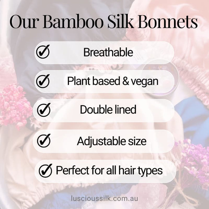 Bamboo Silk Bonnet