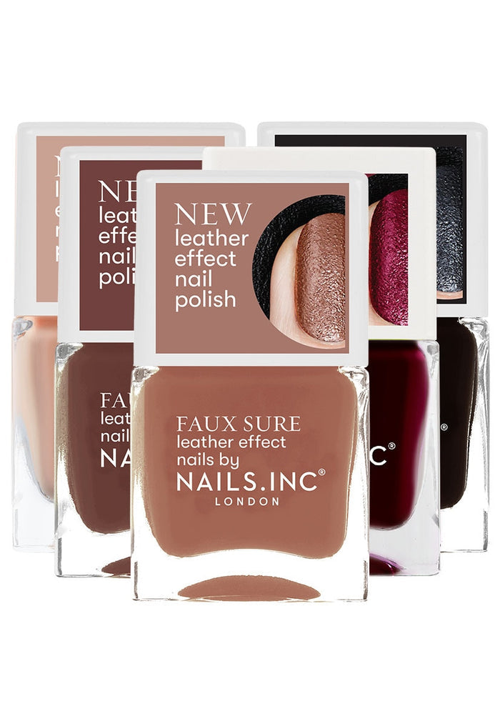 100% Genuine Leather Effect Nail Polish