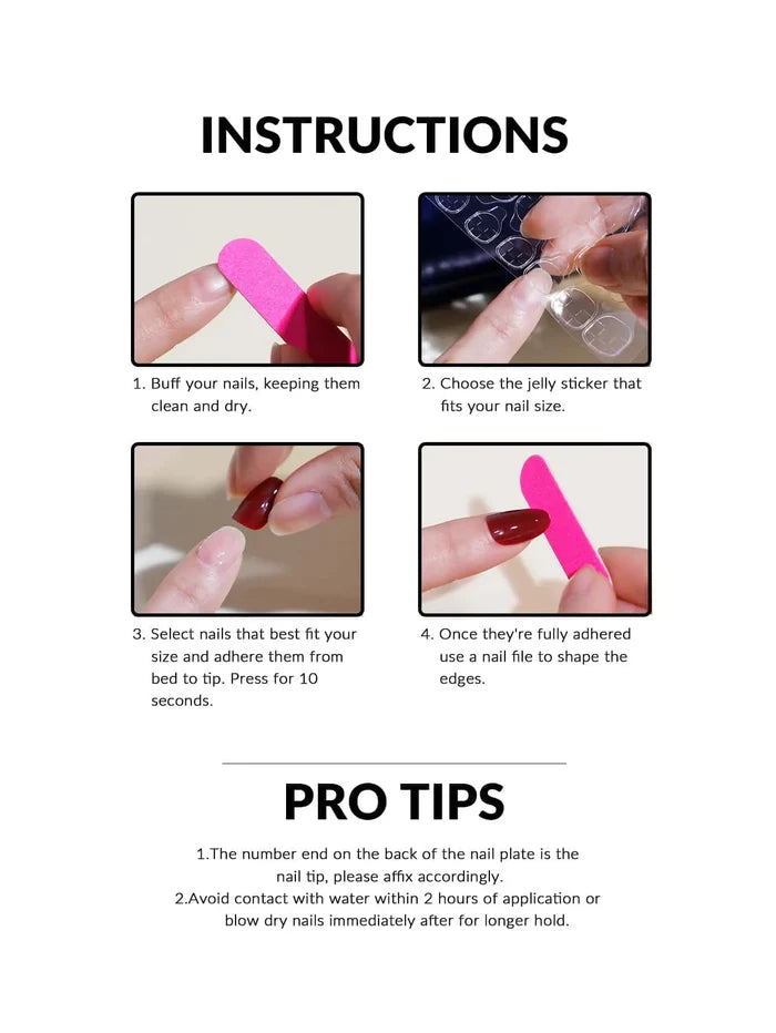 10PCS S/M/L Black Cat Eye Short Square Fake Nailsart Set with Removable Fake Nails for Festivals
