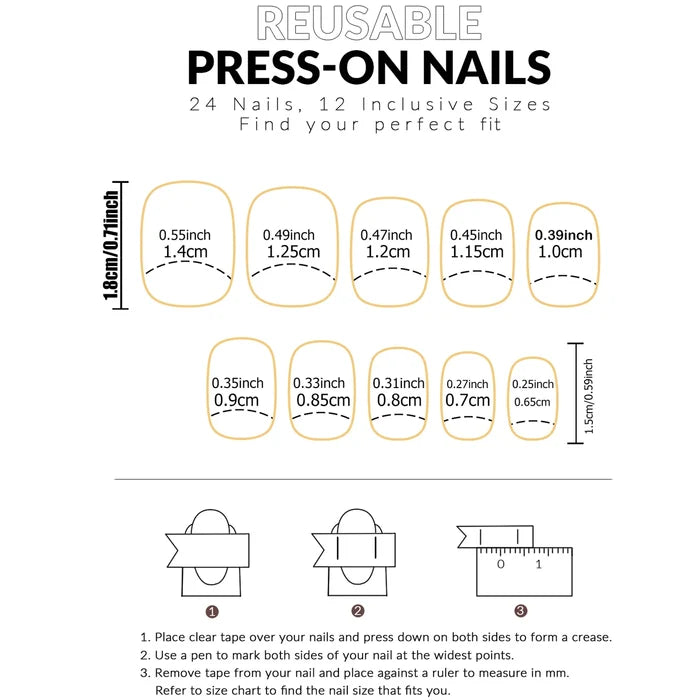 120pcs Instantly Upgrade Your Look With White square short full-coverage false nail set