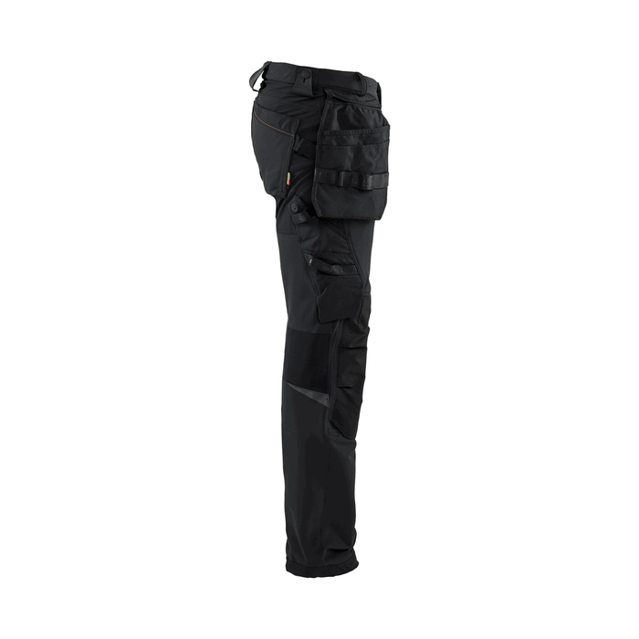 4-Way Stretch Work Pants - 9954-Black/Orange | Blaklader 16221644