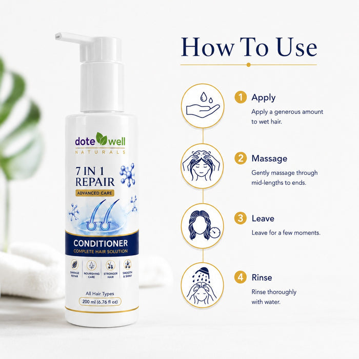7 in 1 Repair Conditioner for Deep Nourishment & Damage Repair | Frizz Control for Dry & Damaged Hair | 200ml