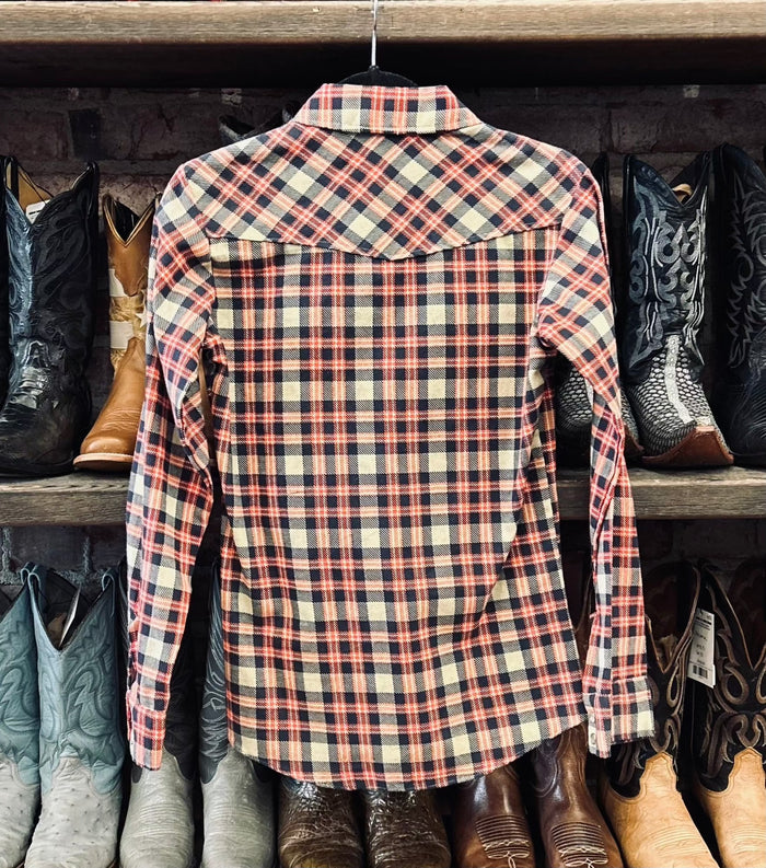 Men’s Teen Shirt Snap Up Sz S