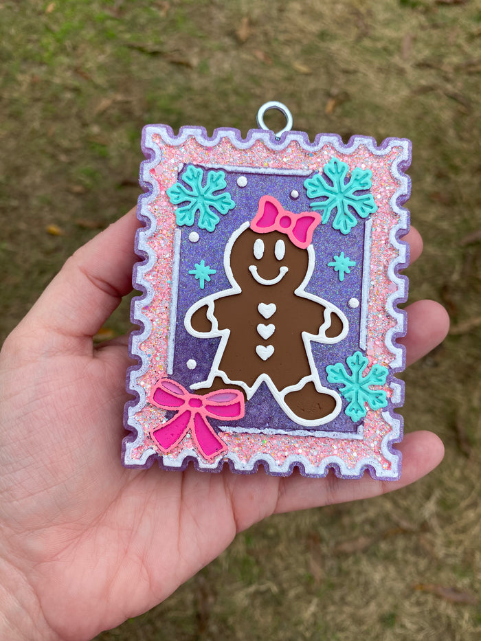 Gingerbread Stamp Freshie