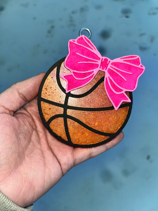 Coquette Bow Basketball Freshie